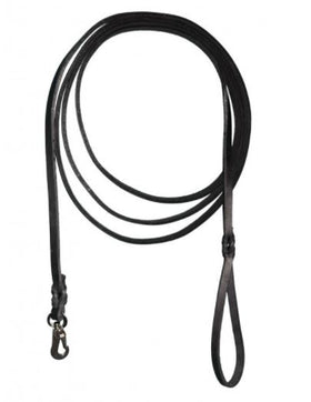 HAQIHANA BLACK LEATHER LENGTH WITH HANDLE
