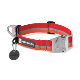 RUFFWEAR COLLAR NYLON TOP ROPE KAKANEE RED