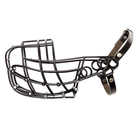 PVC MUZZLE FOR LURCHER AND SIGHThound - LIGHT BLACK