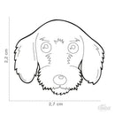 MY FAMILY BLACK WIRE-HAIRED "DACHSHUND" ID TAG FOR DOGS-2