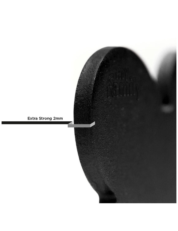 MY FAMILY BLACK BONE "BASIC" DOG TAG