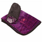 TAPPETINO ARROTOLABILE DA VIAGGIO "SOFA DOGWEAR 2SIDE BLANKET" PURPLE PANTHER