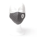 WASHABLE MASK "FACE MASK 01" BLACK FANTASY WITH GREYHOUND LOGO -2