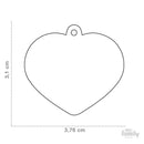 MY FAMILY GREEN HEART "BASIC" DOG TAG-2