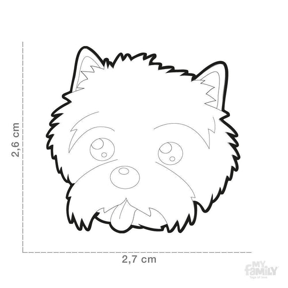 MY FAMILY "WEST HIGHLAND WHITE TERRIER" DOG TAG