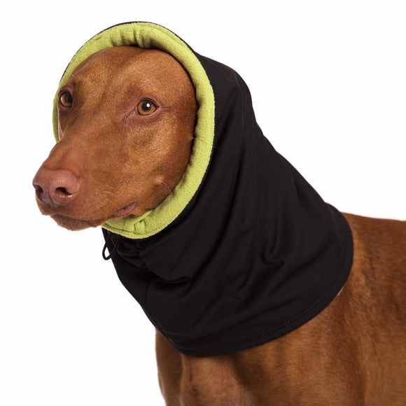 HALSWÄRMER IN SCHWARZ UND GRÜN "SOFA GIOTTO" SOFT SHELL FÜR WHIPPET, LEVR 