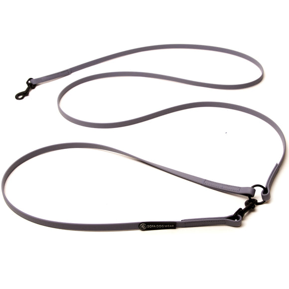 TRAINING LEASH IN BIOTHANE "SOFA" GRAY 