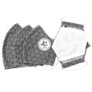 WASHABLE MASK "FACE MASK 01" GRAY FANTASY WITH GREYHOUND LOGO-2
