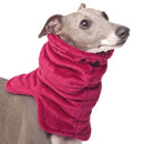 FLEECE NECK WARMER "SOFA RAFAEL" FUCHSIA FOR PLI, WHIPPET, GALGO, GREYHOUND -1