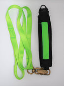 GUINZAGLIO IN NYLON E COLLARE A SGANCIO RAPIDO VERDE-2