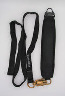 GUINZAGLIO IN NYLON E COLLARE A SGANCIO RAPIDO NERO-2