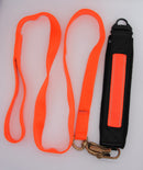 NYLON LEASH AND ORANGE QUICK RELEASE COLLAR-2