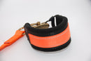 NYLON LEASH AND ORANGE QUICK RELEASE COLLAR-1
