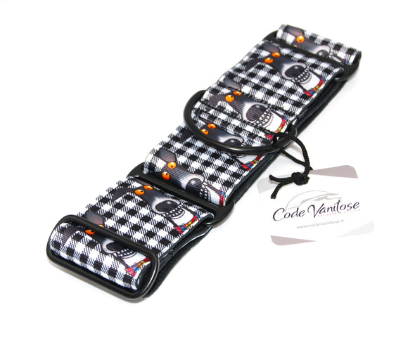 MARTINGALHALSBAND "CRAZY ROXY" FÜR WHIPPET UND WINDHUND