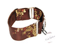 "BROWN FLOWER" MARTINGALE COLLAR FOR WHIPPET AND SIGHThound