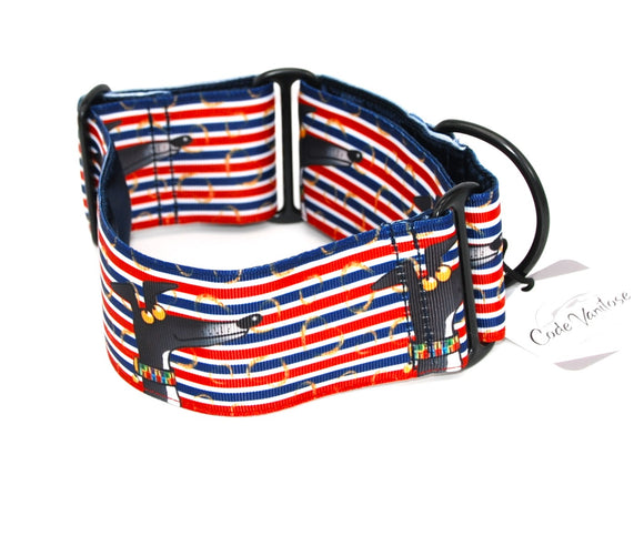 MARTINGALHALSBAND "LOVE GREYHOUND" FÜR WHIPPET UND WINDHUND