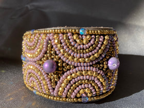 "SIMO PURPLE" SIGHThound LEATHER COLLAR - SIZE XS FOR PLI
