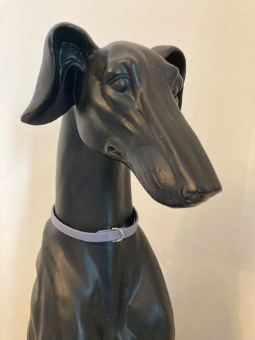 PORTA MEDAGLIETTA PER LEVRIERO IN BIOTHANE GRIGIO