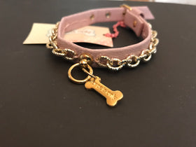 FOR PETS ONLY THE CHIC CHAIN ​​PINK DOG COLLAR