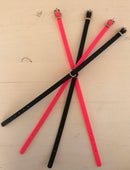 PORTA MEDAGLIETTA PER LEVRIERO IN BIOTHANE ROSA-2