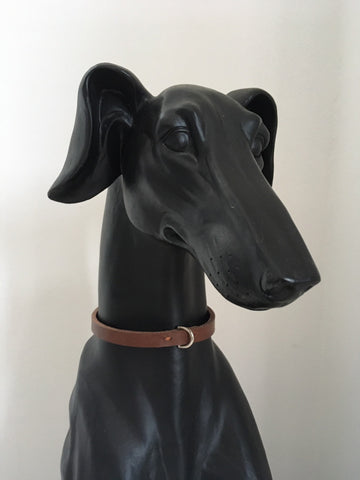 BROWN LEATHER SIGHThound MEDAL HOLDER