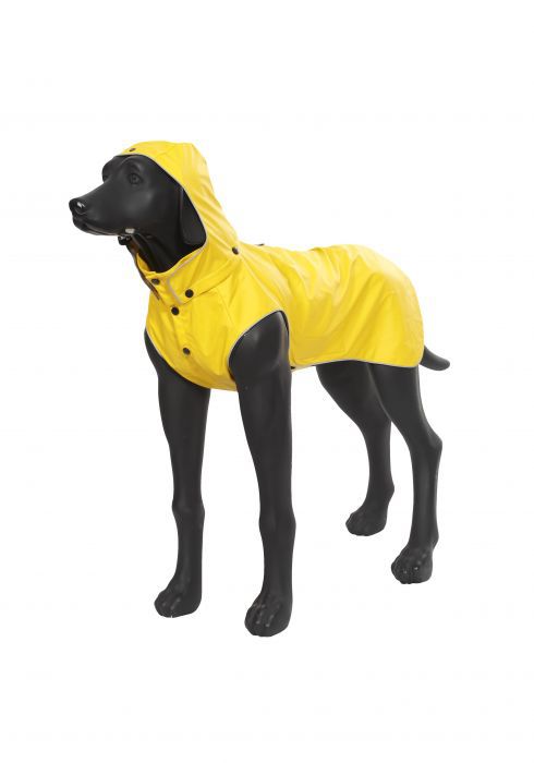 RUKKA IMPERMEABILE PER CANI "STREAM RAINCOAT" GIALLO