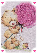 ICH LIEBE MEINEN HUND „SWEATSHIRT HUGME“ ROSA T-SHIRT-2