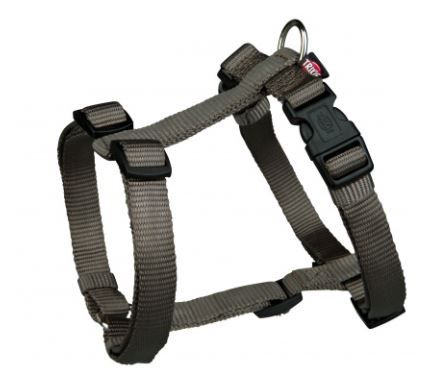 GRAY "H" SHAPED NYLON HARNESS FOR DOGS