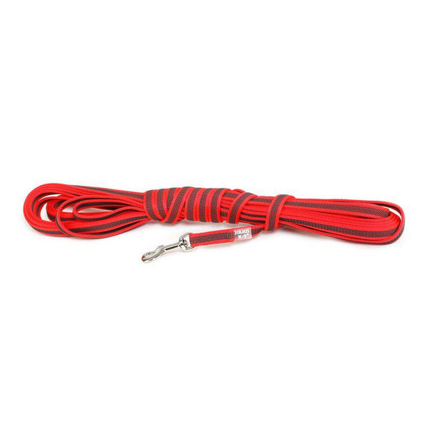 JULIUS-K9 LEASH/LENGTH NYLON SUPERGRIP WITH HANDLE 14MM RED