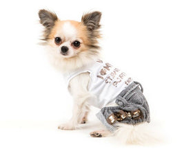 I LOVE MY DOG BEACH VINTAGE BOY DRESS