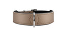 HUNTER COLLARE PELLE "HALSBAND BASIC" BEIGE-2