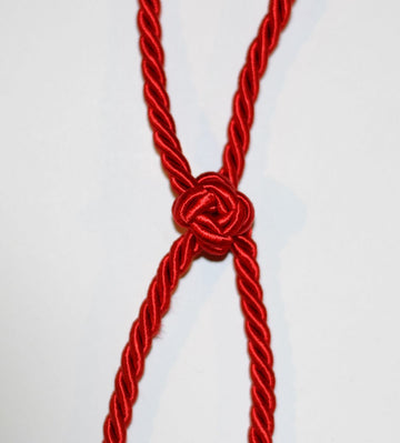 "ITALIAN ROPE EASY" BRAIDED LEASH RED PASSION
