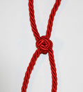 "ITALIAN ROPE EASY" BRAIDED LEASH RED PASSION