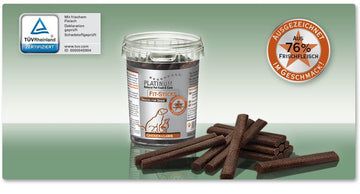 PLATINUM FIT-STICKS SNACK FOR DOGS IN JAR CHICKEN AND LAMB