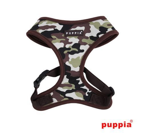 PUPPIA PETTORINA CANE MARRONE CAMO