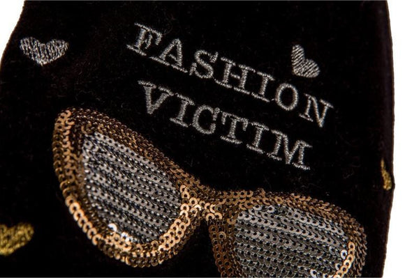 I LOVE MY DOG BLACK FASHIONVICTIM SWEATSHIRT