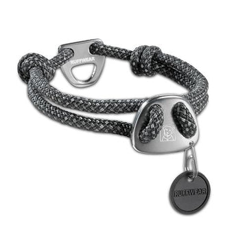 COLLARE NYLON KNOT A COLLAR TWILIGHT GRAY L