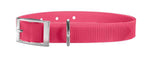 HUNTER HIGH VISIBILITY WATER REPELLENT DOG COLLAR WITH FUCHSIA PADDING