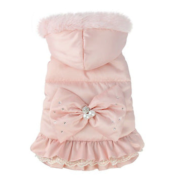 PRETTY PET ELEGANTER KAPUZENMANTEL ROSA XL