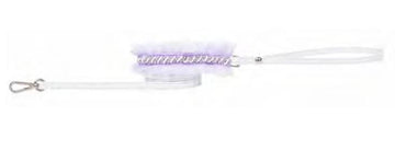 DVS GUINZAGLIO SHARM CON PERLINE BIANCO/VIOLA