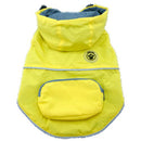 WATERPROOF FOUFOU DOG RAINY DAY YELLOW PONCHO-1