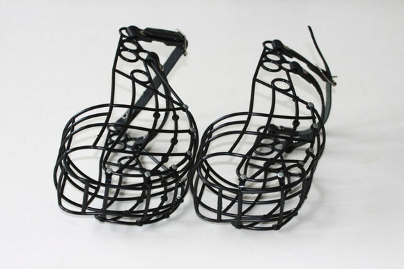 PVC MUZZLE FOR GREYHOUND - LIGHT BLACK