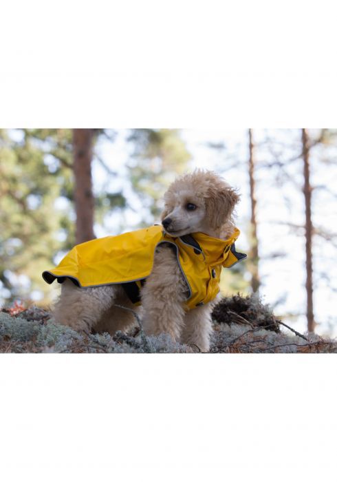 RUKKA IMPERMEABILE PER CANI "STREAM RAINCOAT" GIALLO