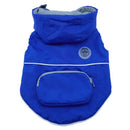 WATERPROOF FOUFOU DOG RAINY DAY BLUE PONCHO-1