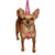 HIP DOGGIE DOG HARNESS CHARM STEP-IN PINK MICRO SUEDE