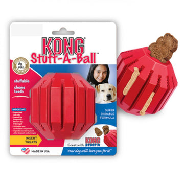 KONG TOY STUFF A BALL ROSSO MEDIUM