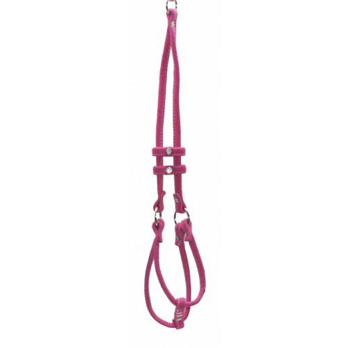 HIP DOGGIE HUNDEGESCHIRR CHARM STEP-IN ROSA MIKROWILDLEDER