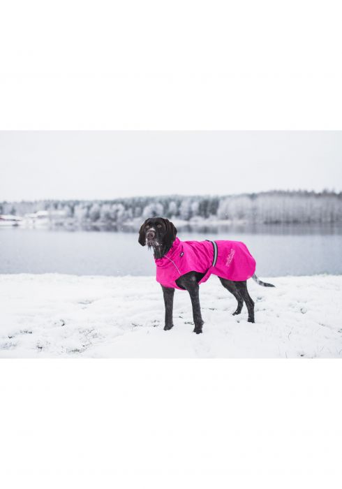RUKKA REGENMANTEL FÜR HUNDE "HASE REGENJACKE" ROSA