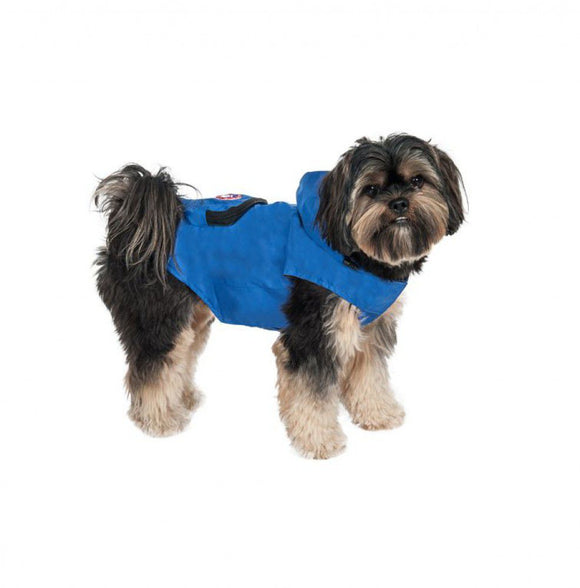 WASSERDICHTER HUNDE "CANADA POOCH" ROTER PONCHO GRÖSSE 12
