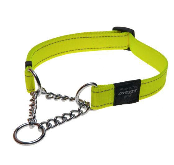 ROGZ COLLAR OBEDIENCE UTILITY ACID GREEN